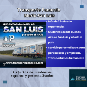 Transporte Panaccio Merlo San Luis