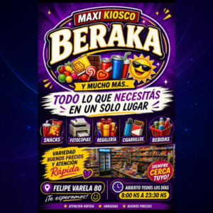 Maxikiosco en Merlo San Luis - Beraka